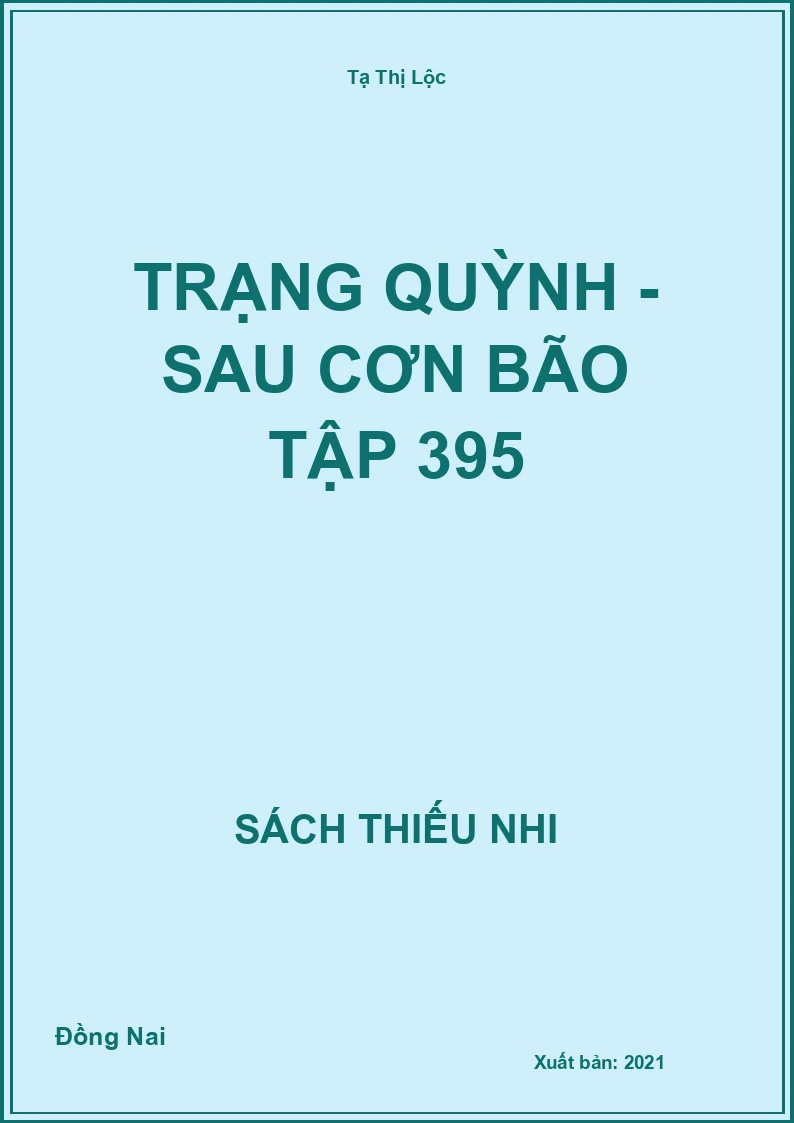 Trạng Quỳnh - sau cơn bão tập 395