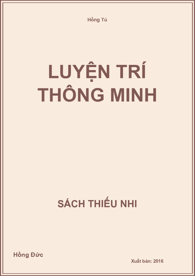 Luyện trí thông minh