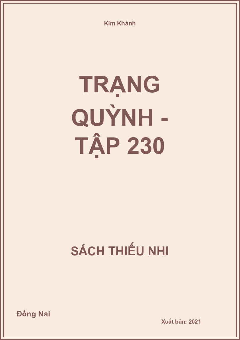 Trạng Quỳnh - Tập 230
