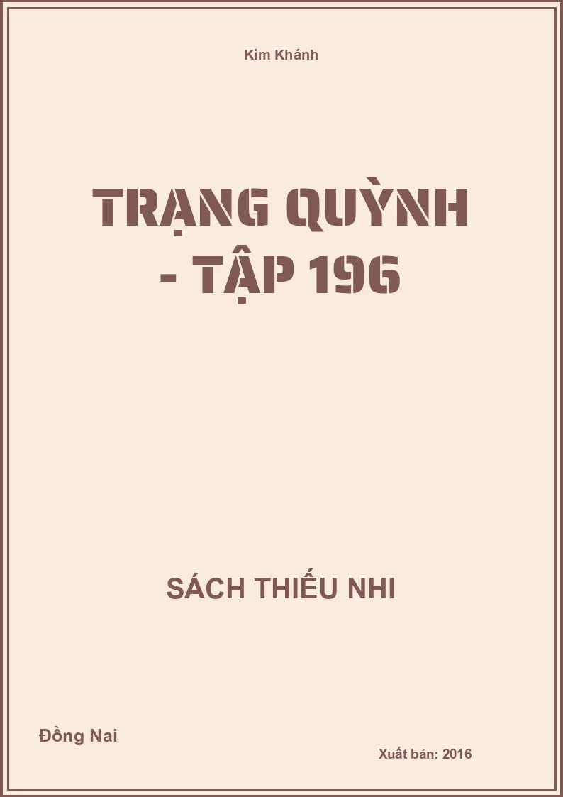 Trạng Quỳnh - Tập 196