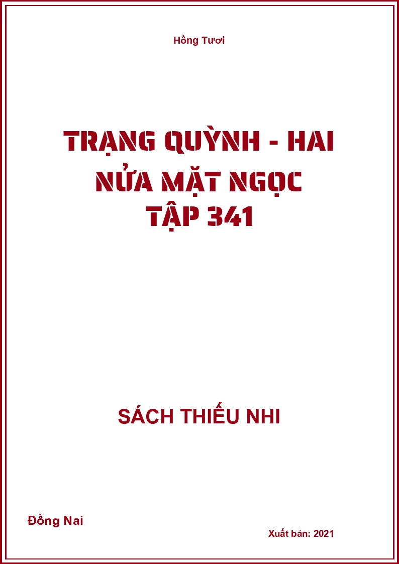 Trạng Quỳnh - Hai nửa mặt ngọc tập 341