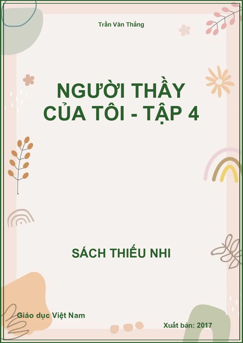 Người thầy của tôi - Tập 4