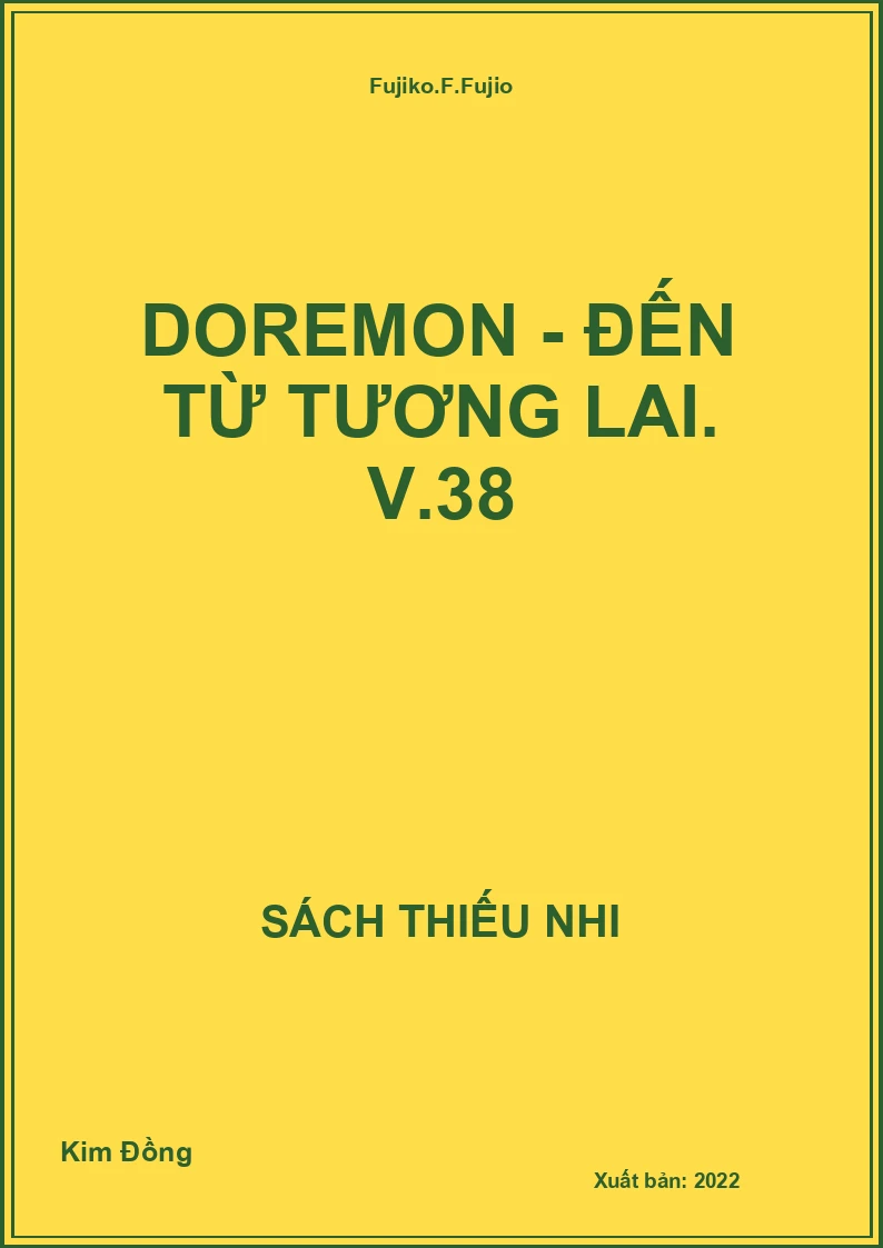 Doremon - Đến từ tương lai. V.38
