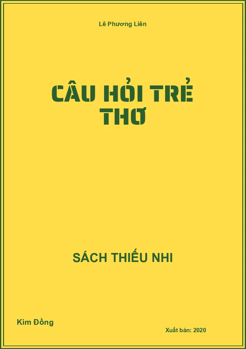 Câu hỏi trẻ thơ