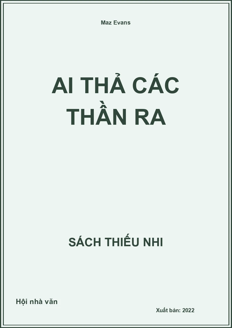 Ai thả các thần ra
