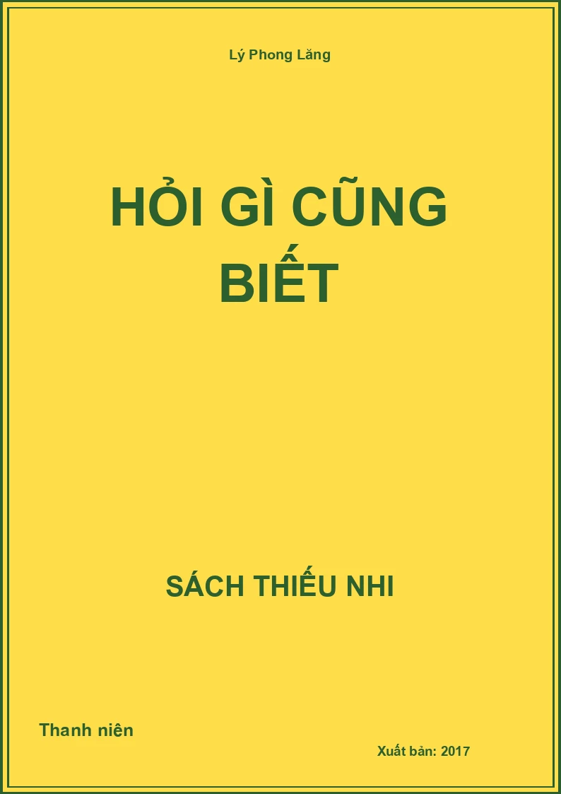 Hỏi gì cũng biết