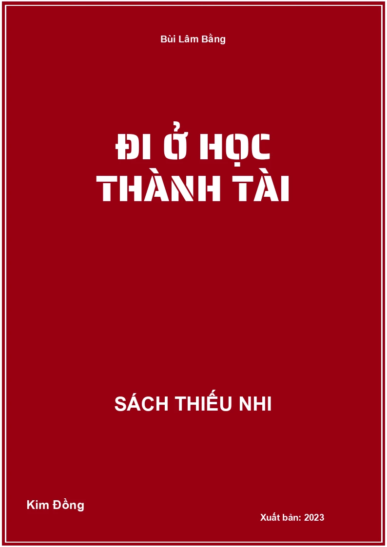 Đi ở học thành tài