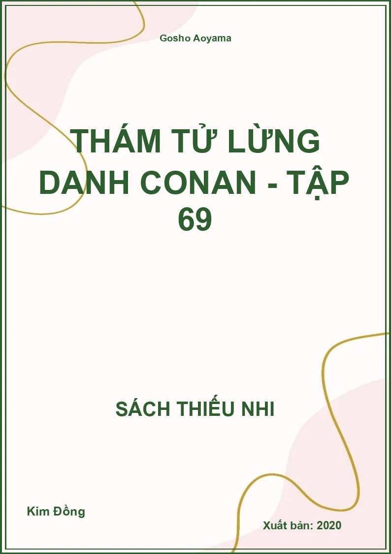 Thám tử lừng danh Conan - Tập 69