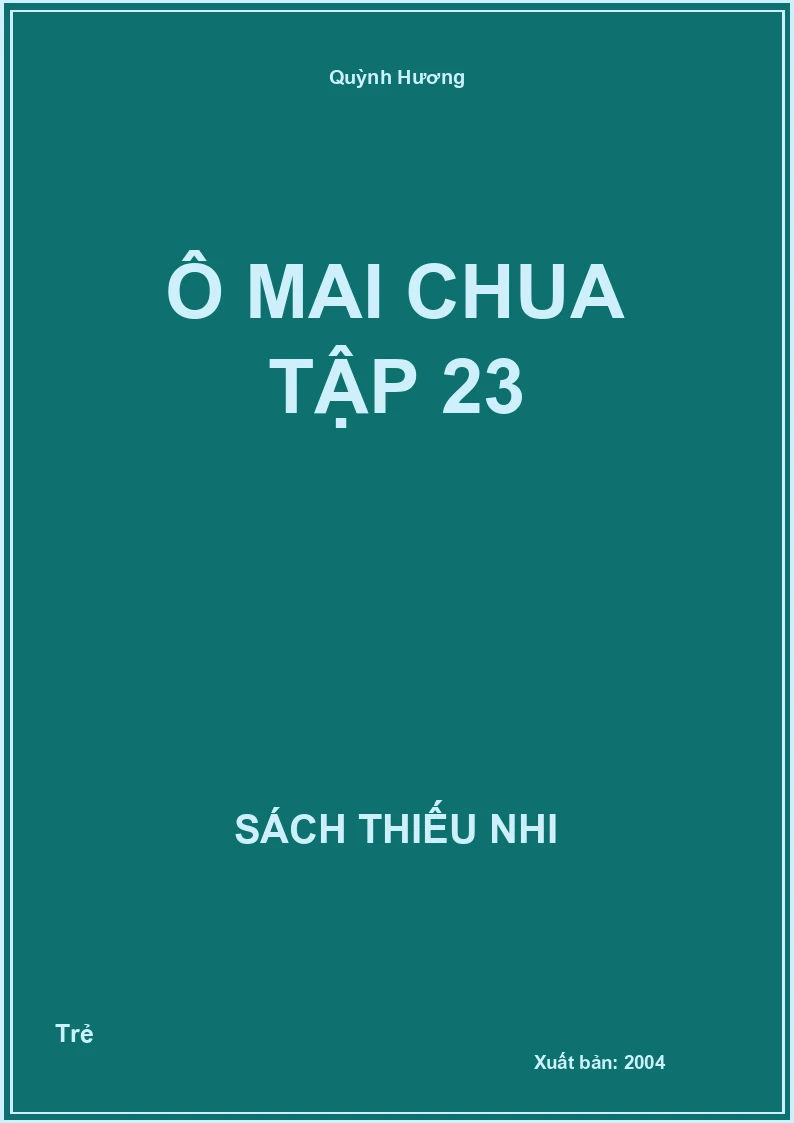 Ô Mai Chua Tập 23