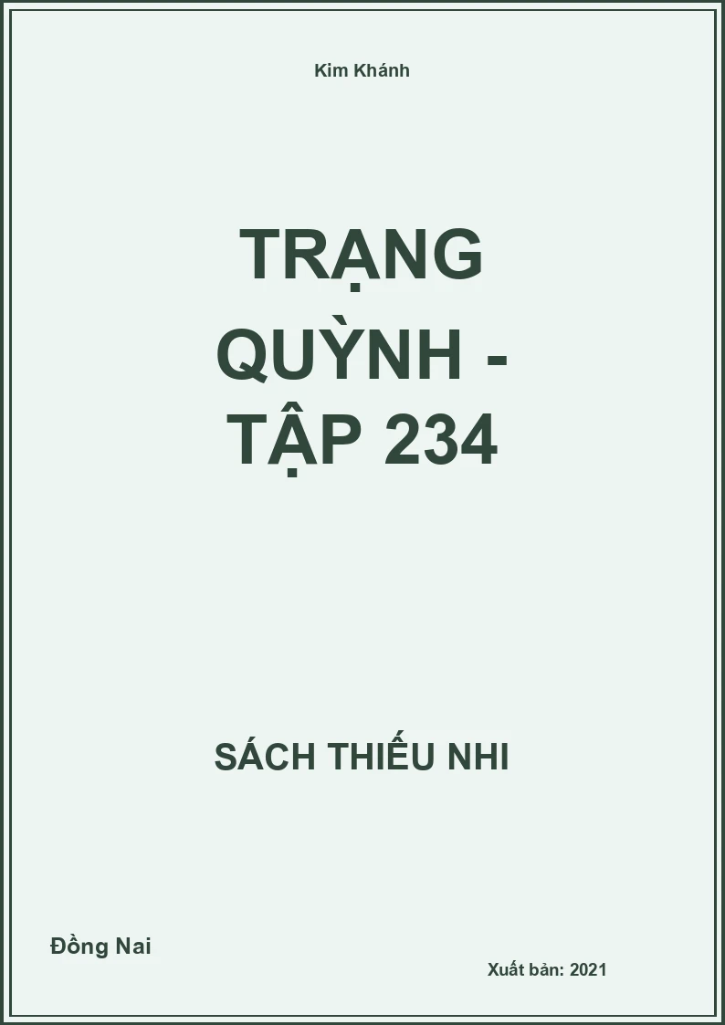Trạng Quỳnh - Tập 234