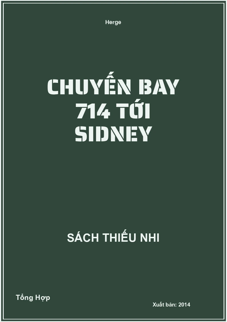 Chuyến Bay 714 Tới Sidney