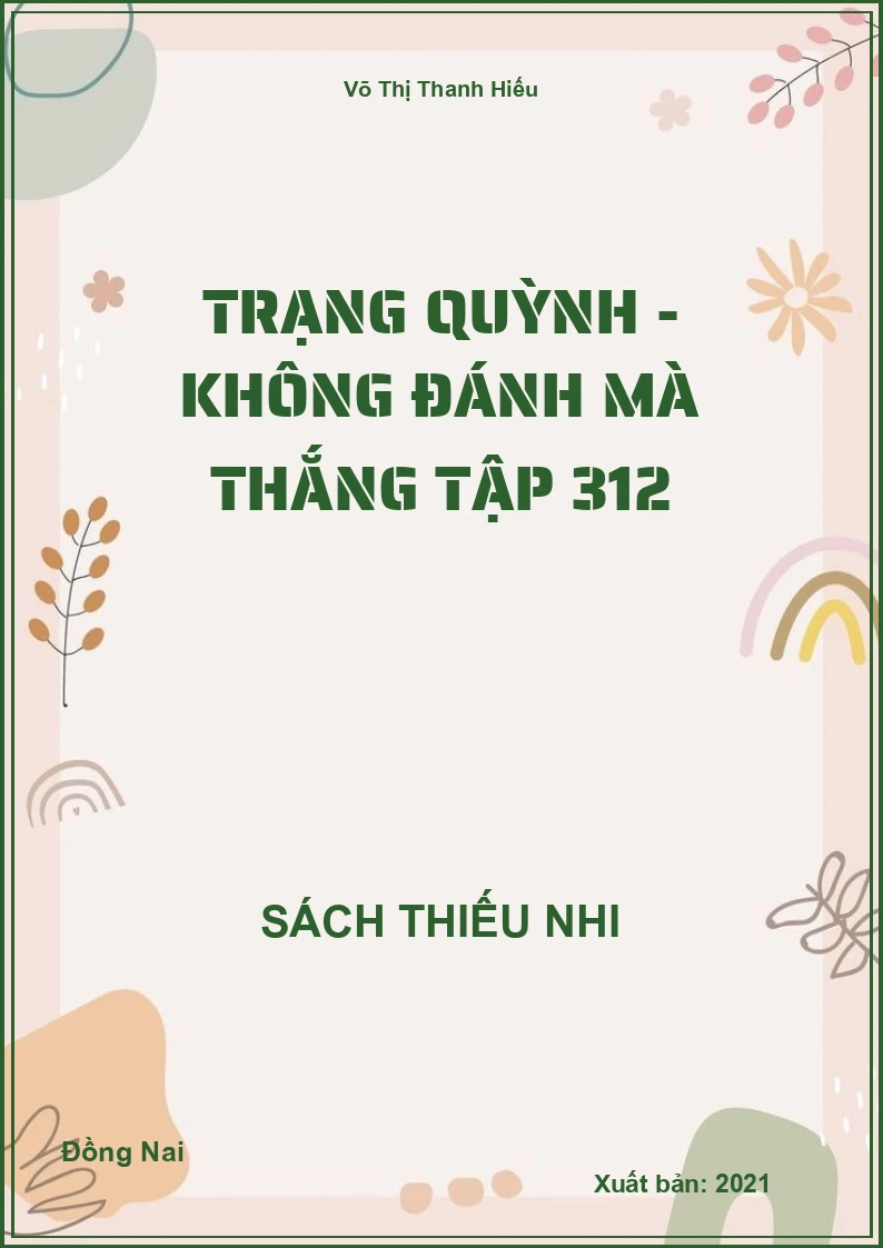 Trạng Quỳnh - không đánh mà thắng tập 312