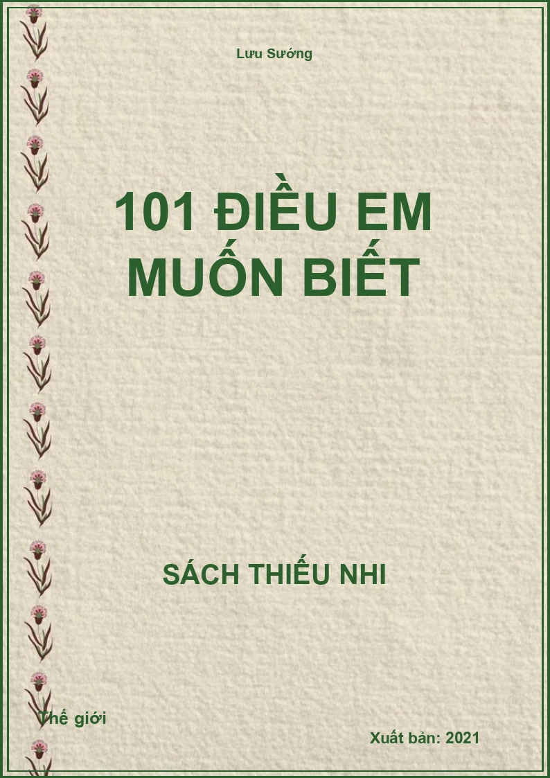 101 điều em muốn biết