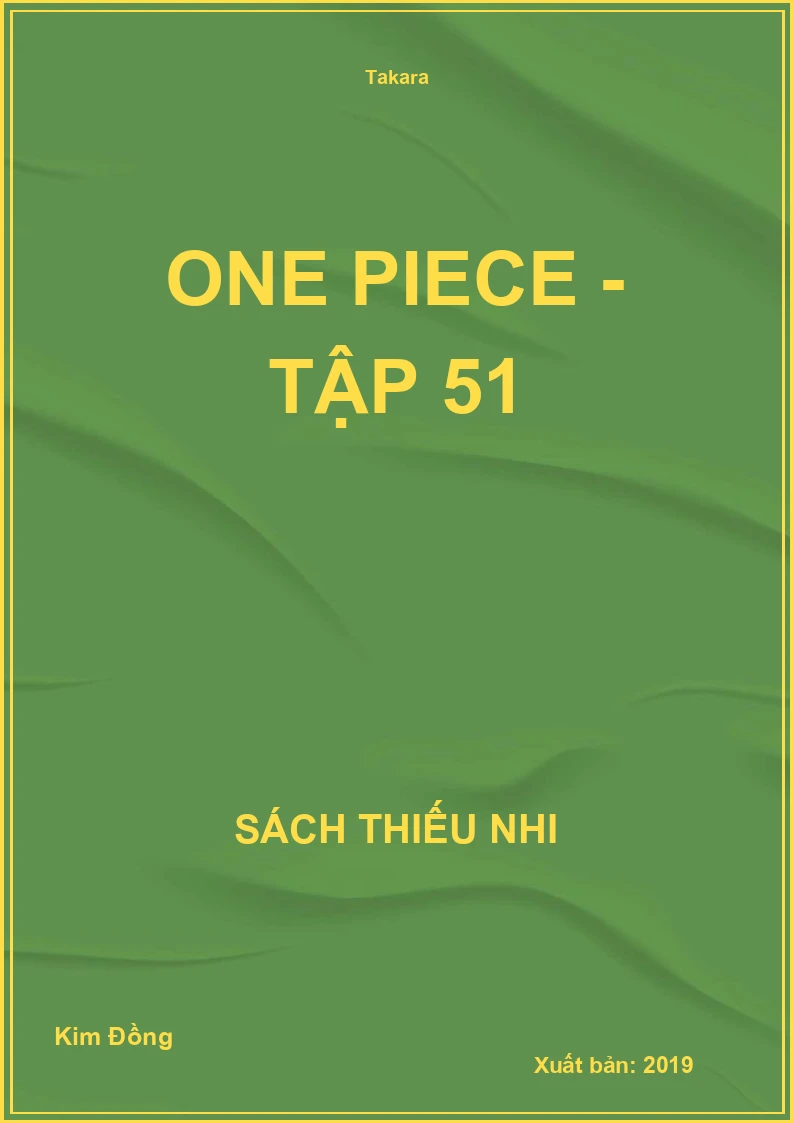 One Piece - Tập 51