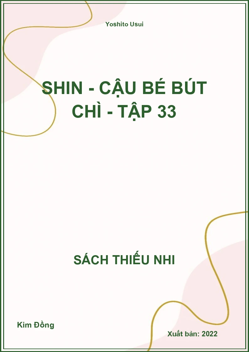 Shin - Cậu bé bút chì - Tập 33