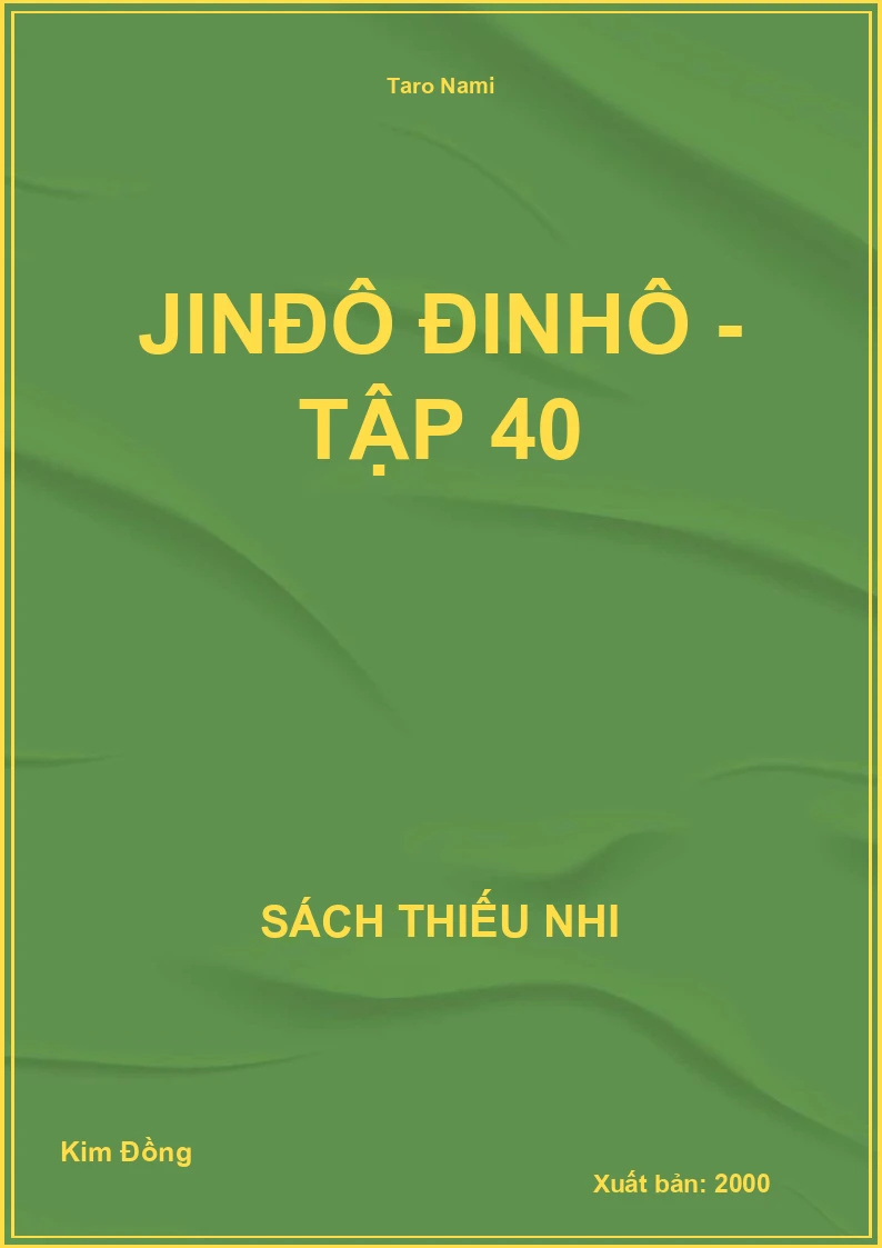 Jinđô đinhô - Tập 40