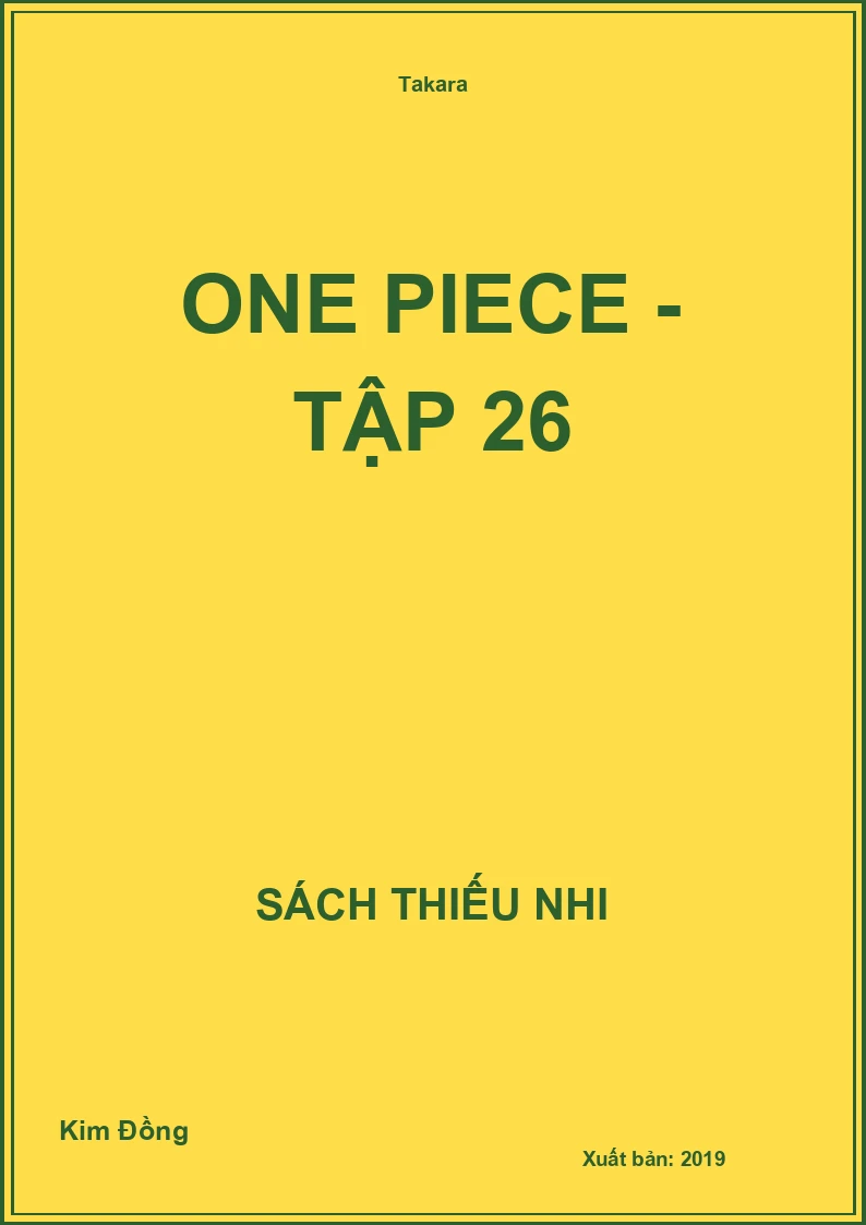 One Piece - Tập 26