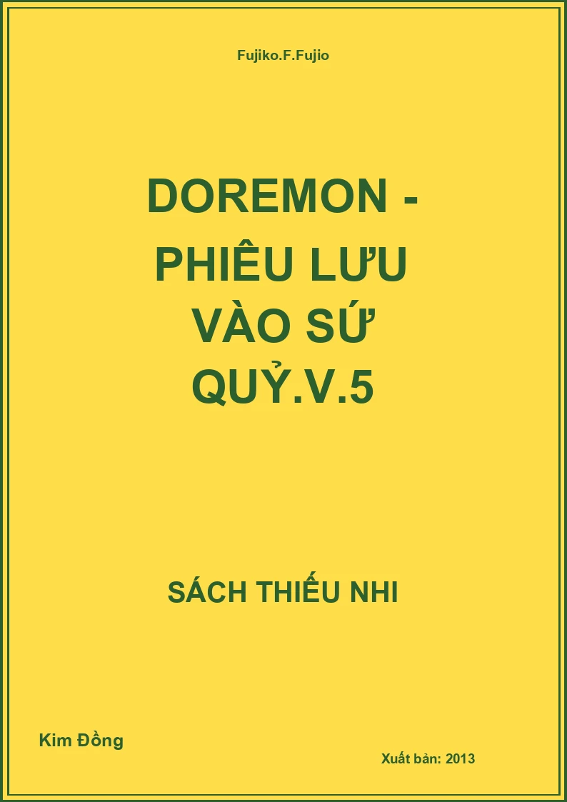 Doremon - Phiêu lưu vào sứ quỷ.V.5