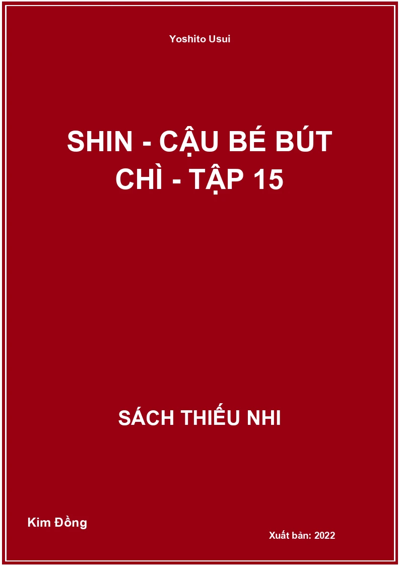 Shin - Cậu bé bút chì - Tập 15