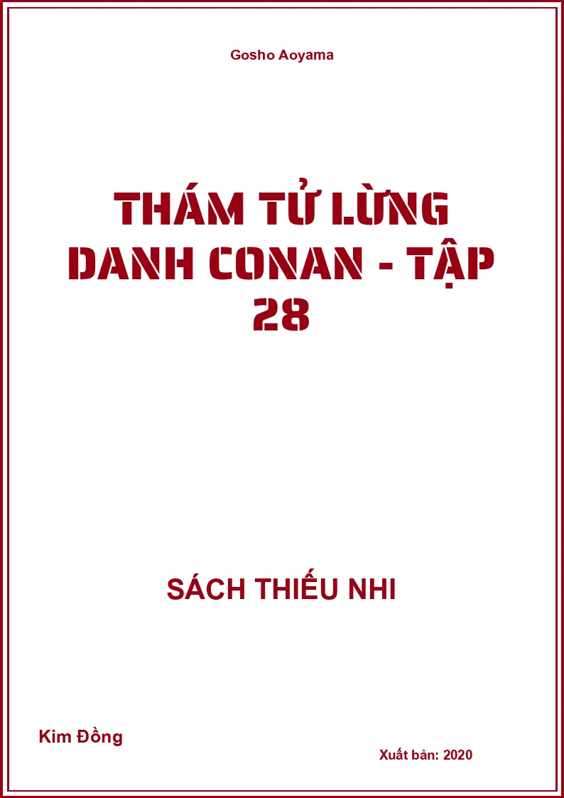 Thám tử lừng danh Conan - Tập 28