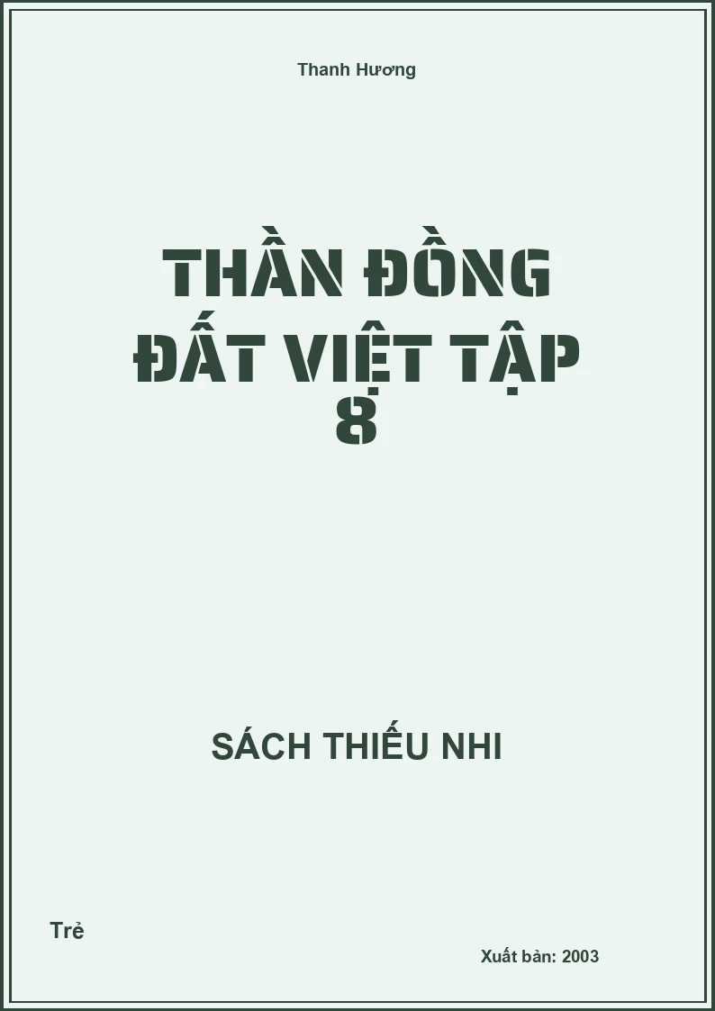 Thần đồng Đất Việt tập 8