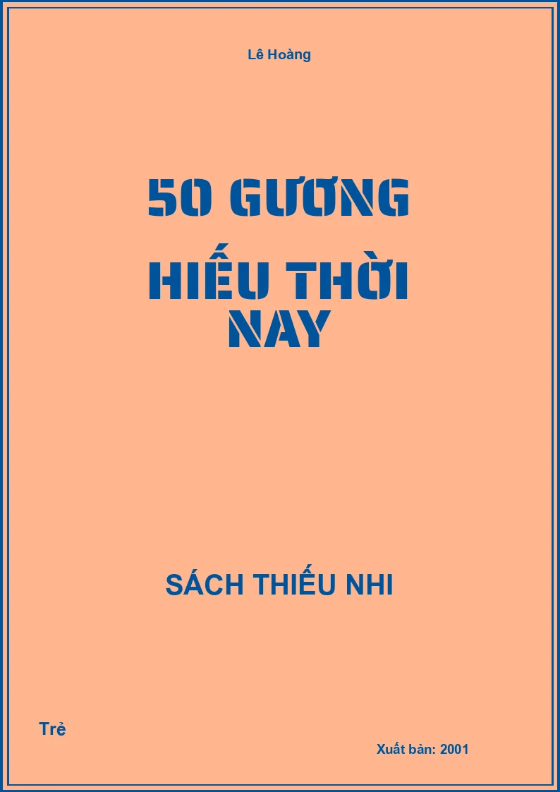 50 gương hiếu thời nay