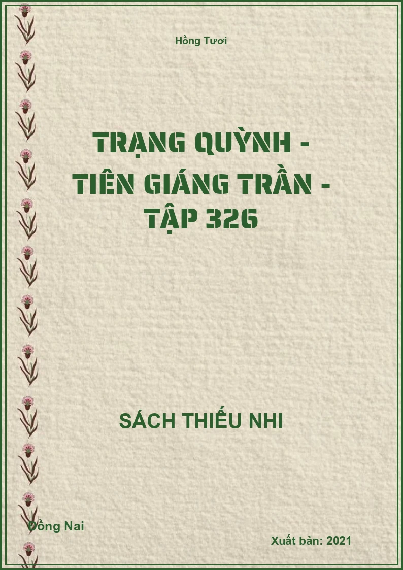 Trạng Quỳnh - Tiên Giáng trần - tập 326