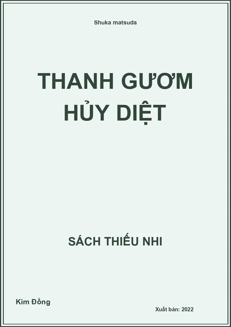 Thanh gươm hủy diệt