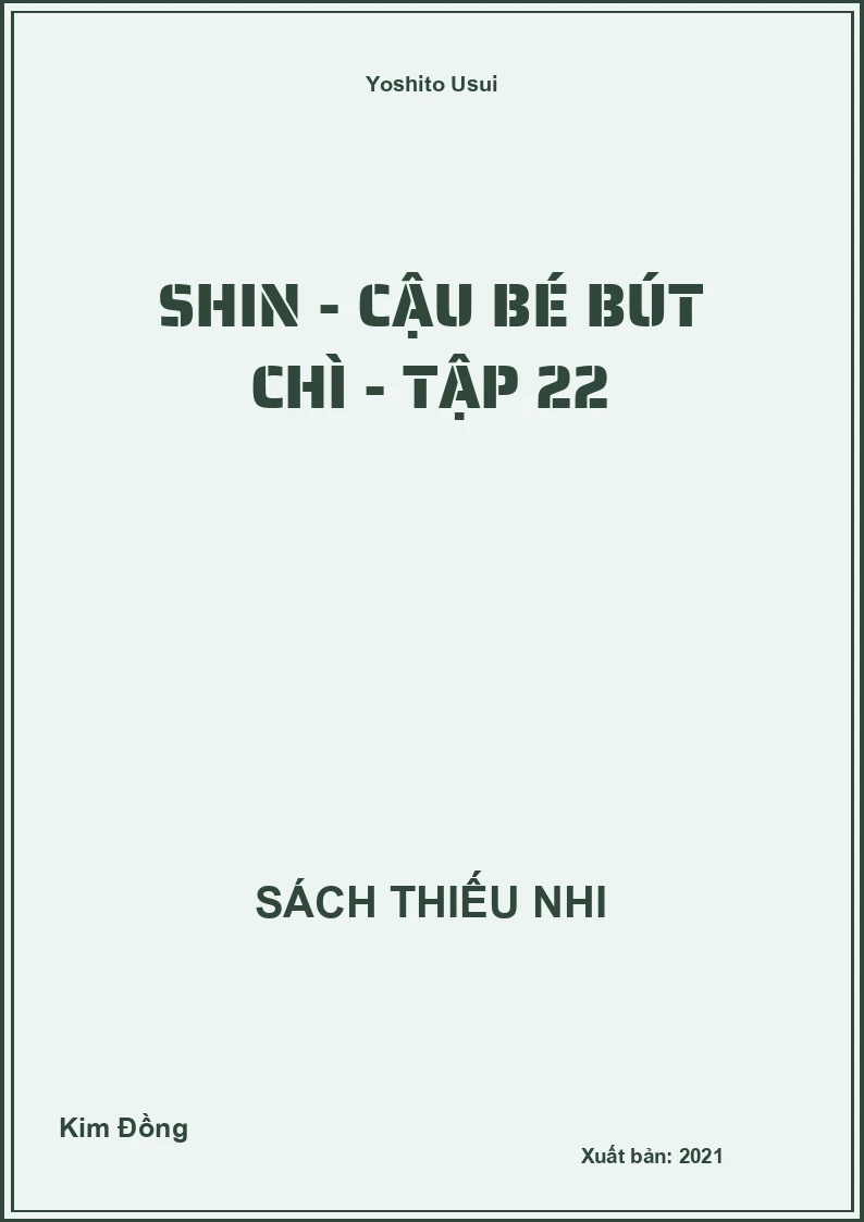Shin - Cậu bé bút chì - Tập 22