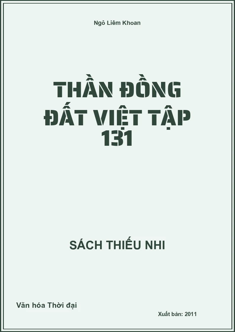 Thần đồng Đất Việt tập 131