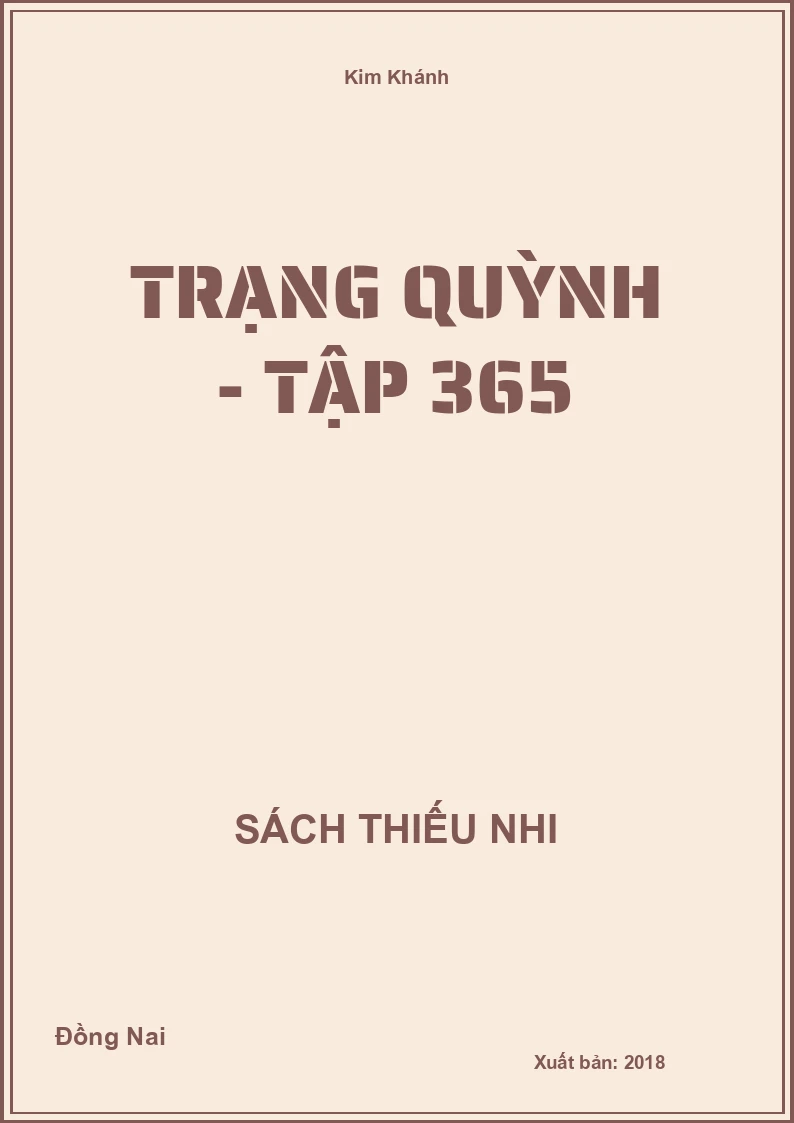 Trạng Quỳnh - Tập 365