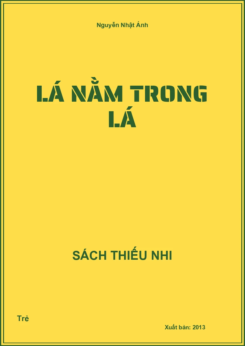 Lá nằm trong lá