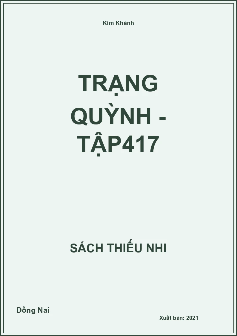 Trạng Quỳnh - Tập417