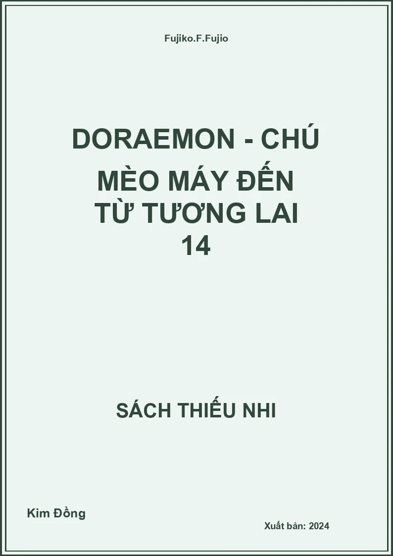 Doraemon - Chú mèo máy đến từ tương lai 14