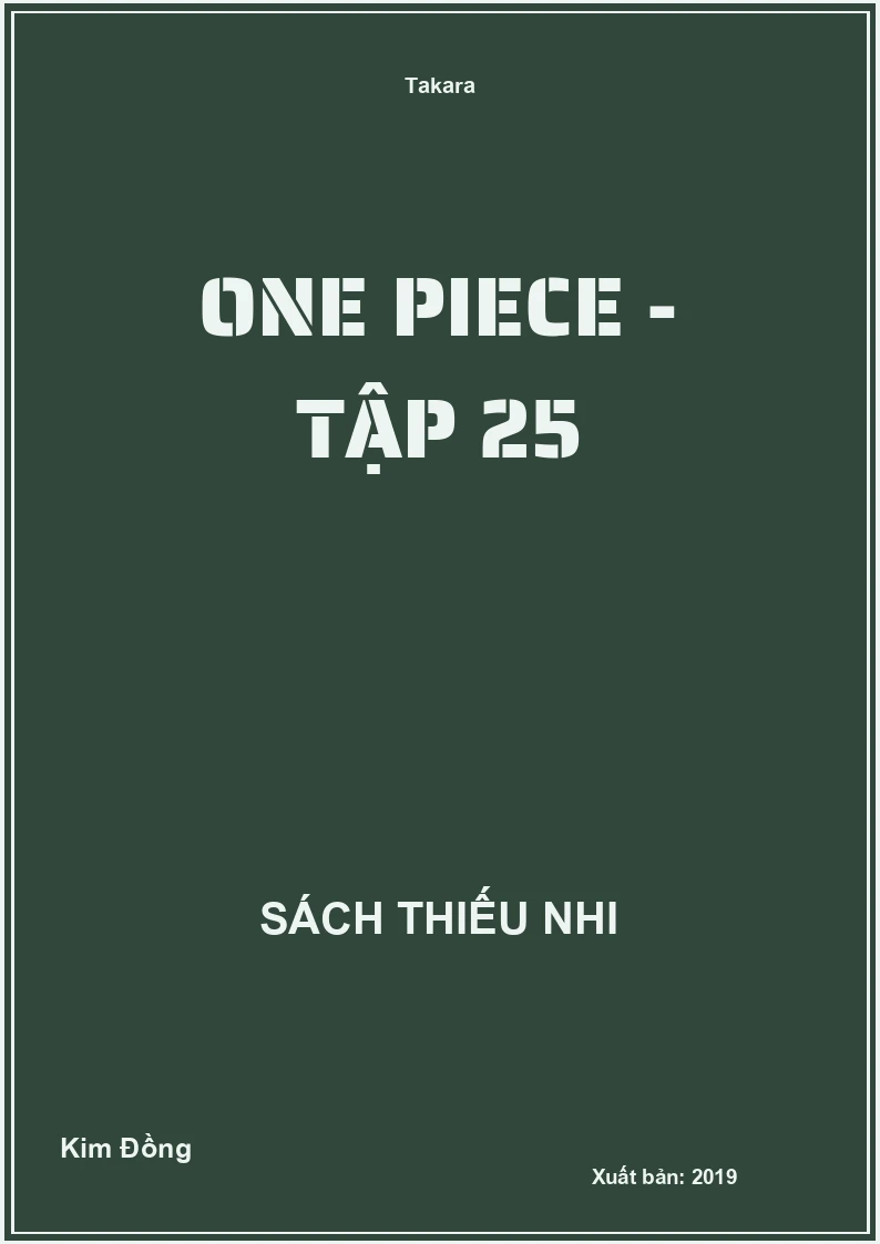 One Piece - Tập 25