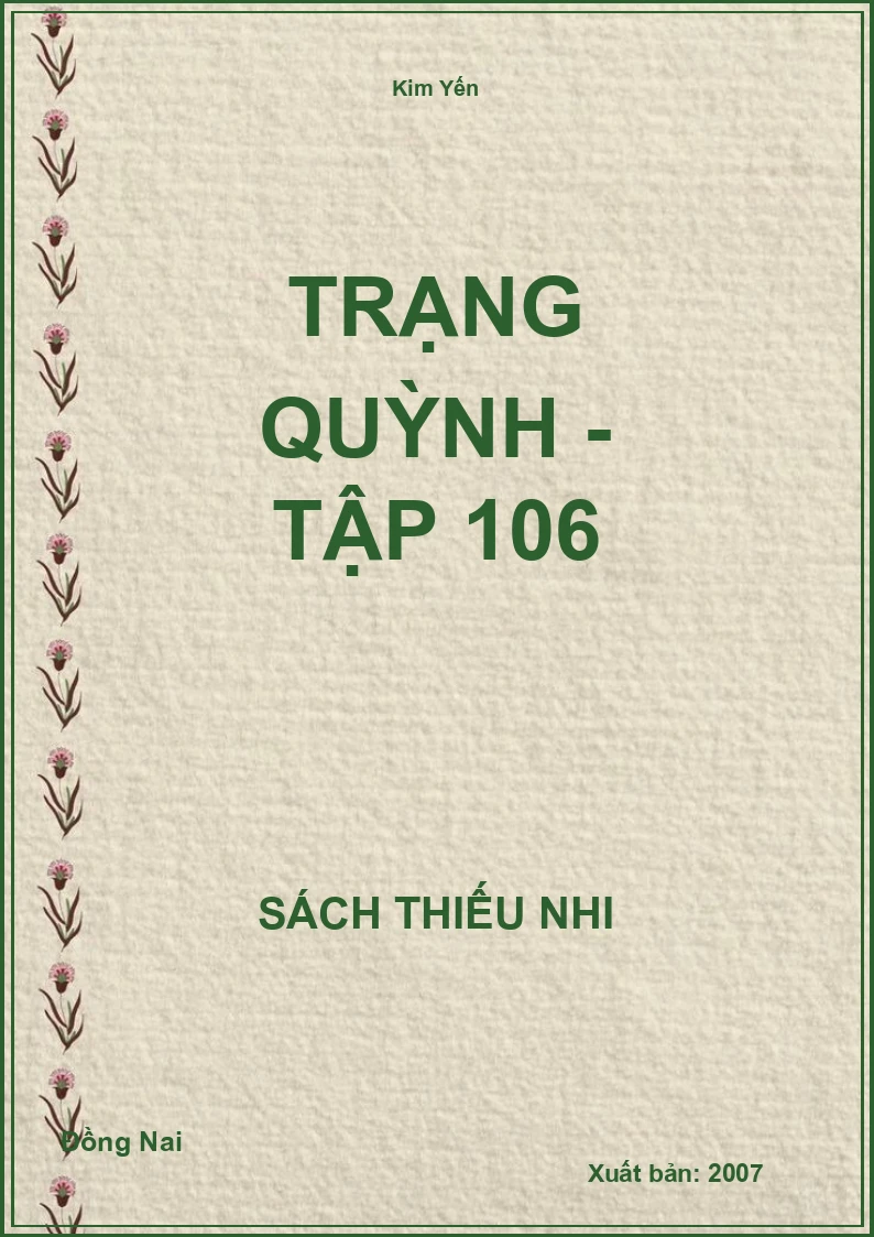 Trạng Quỳnh - tập 106