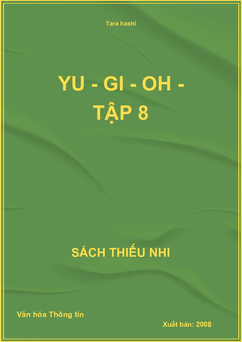 Yu - Gi - Oh - Tập 8