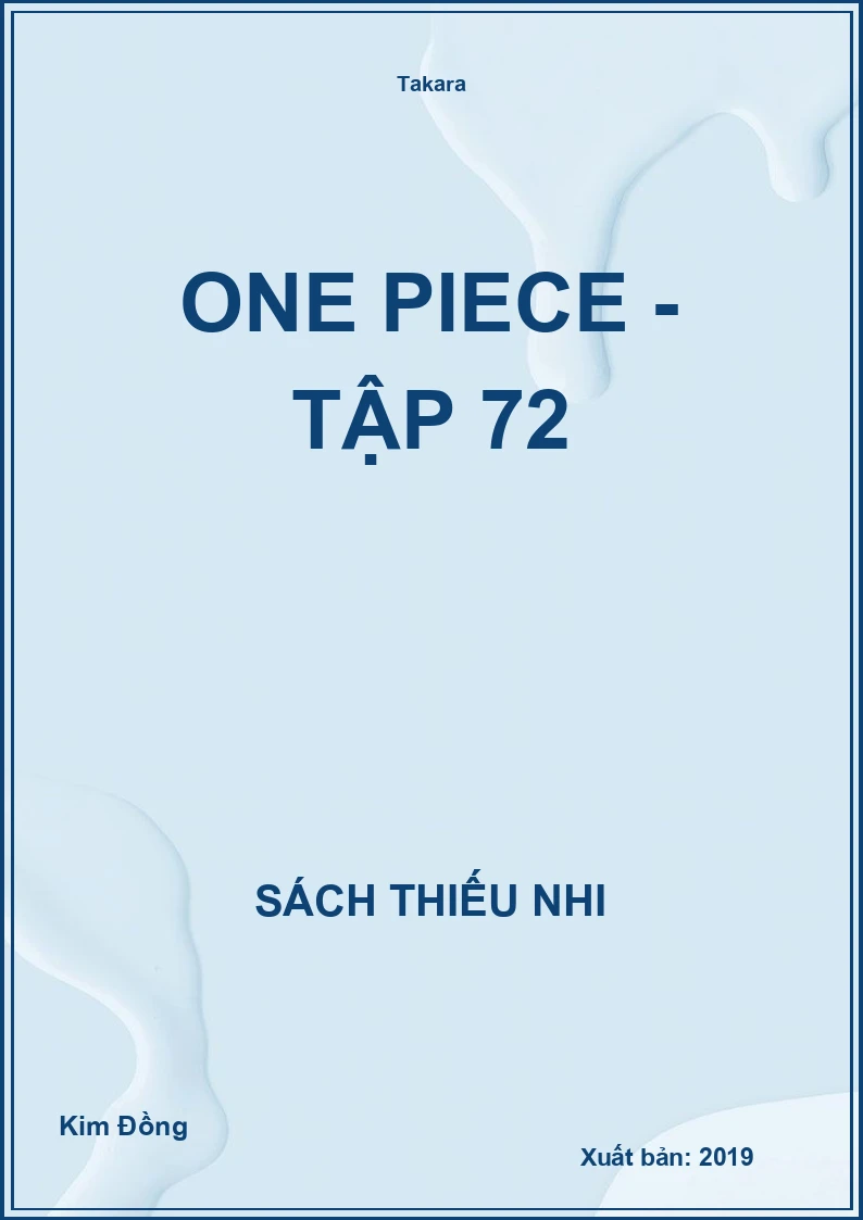One Piece - Tập 72