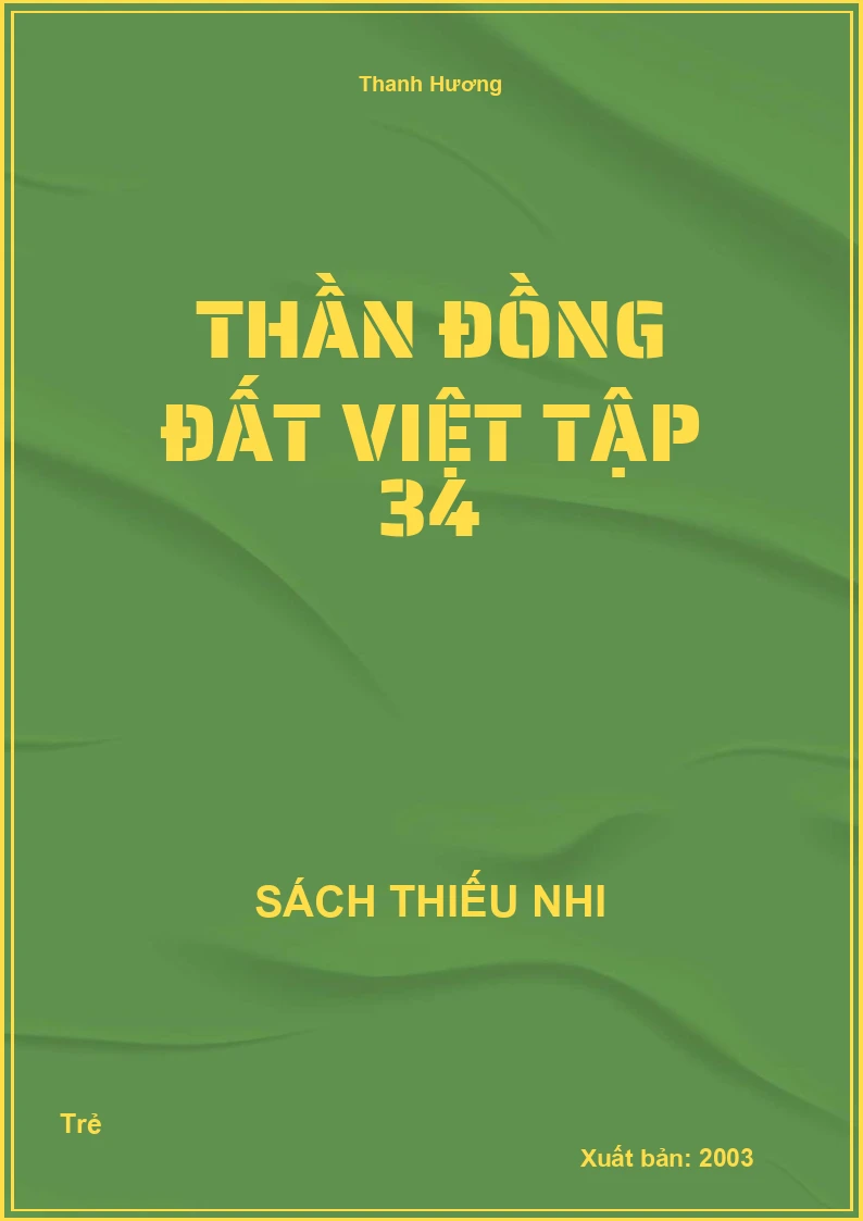 Thần đồng Đất Việt tập 34