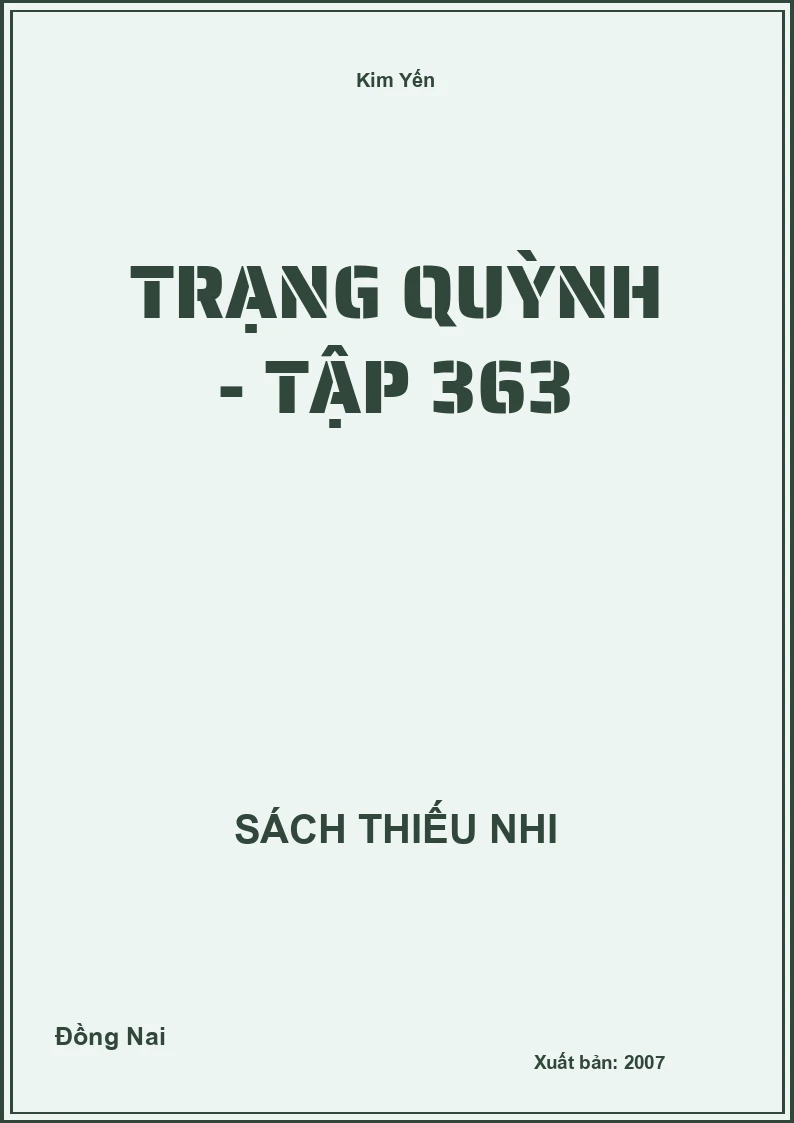 Trạng Quỳnh - tập 363
