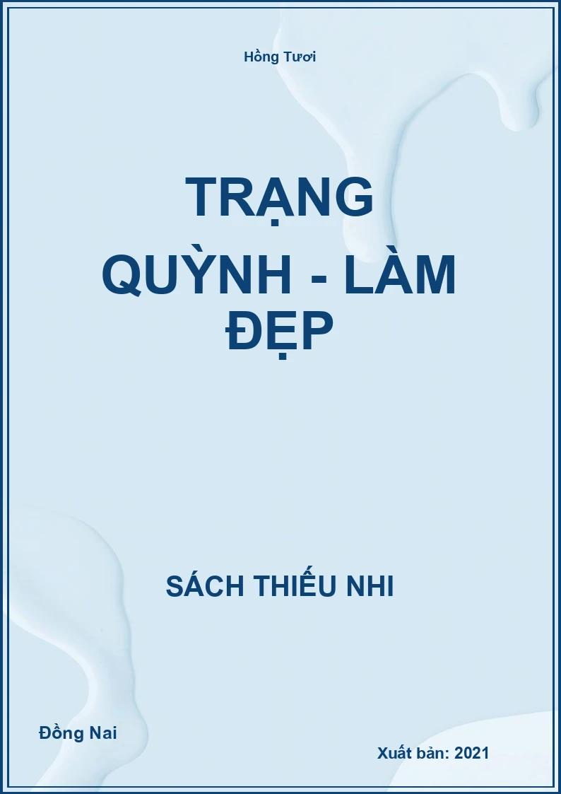 Trạng Quỳnh - làm đẹp