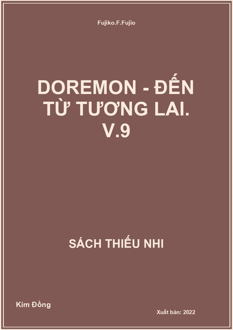 Doremon - Đến từ tương lai. V.9