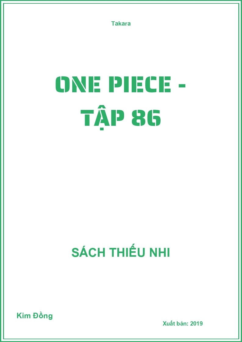 One Piece - Tập 86