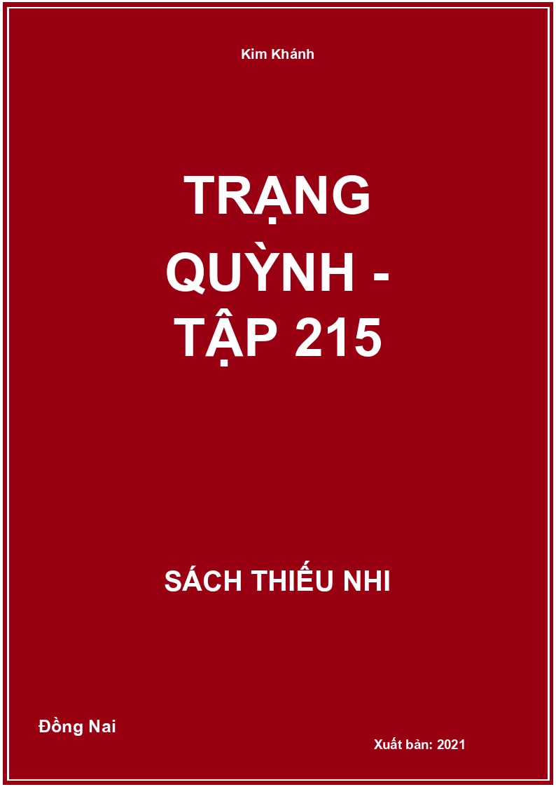 Trạng Quỳnh - Tập 215