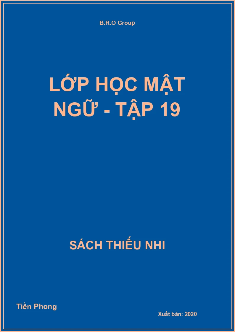 Lớp học mật ngữ - Tập 19