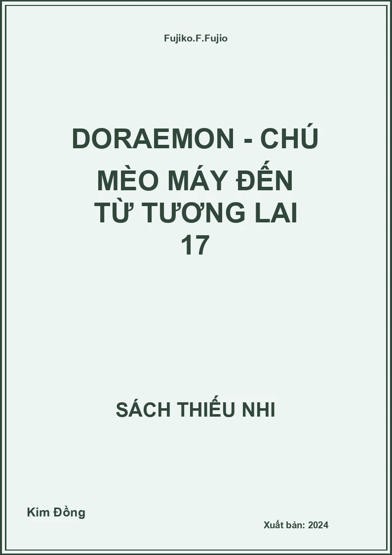 Doraemon - Chú mèo máy đến từ tương lai 17