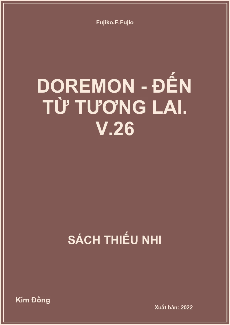 Doremon - Đến từ tương lai. V.26