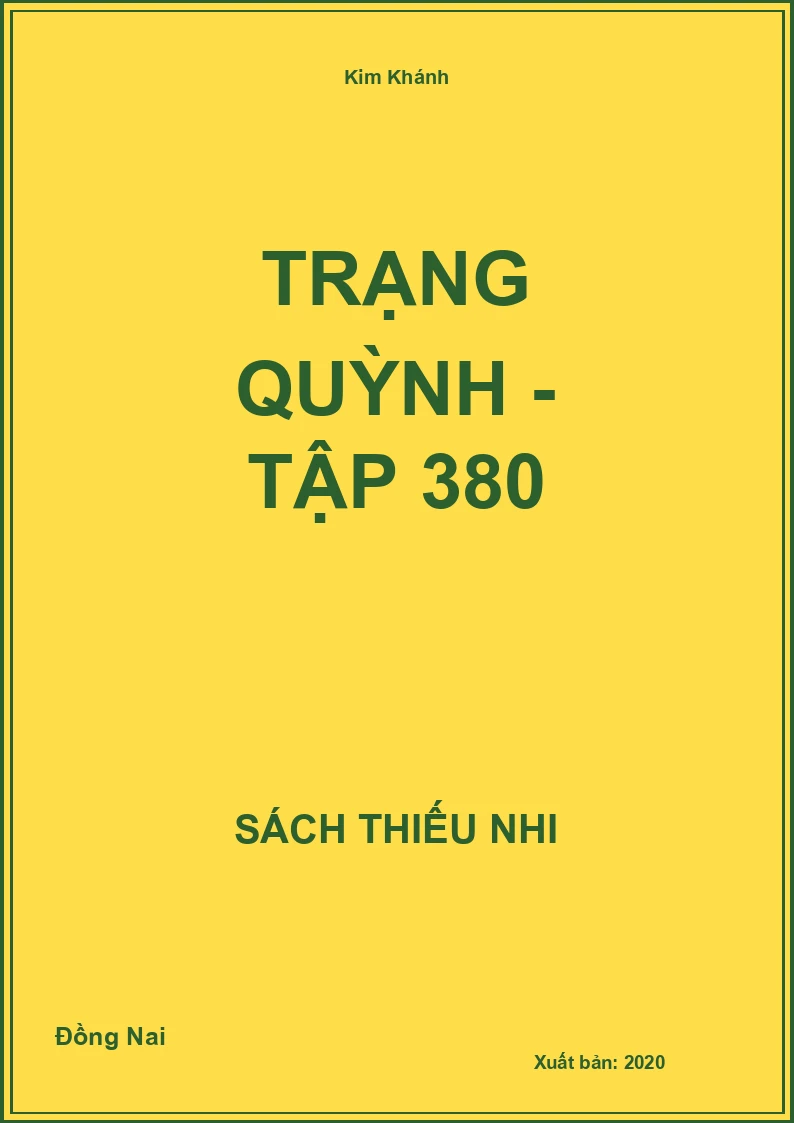 Trạng Quỳnh - Tập 380