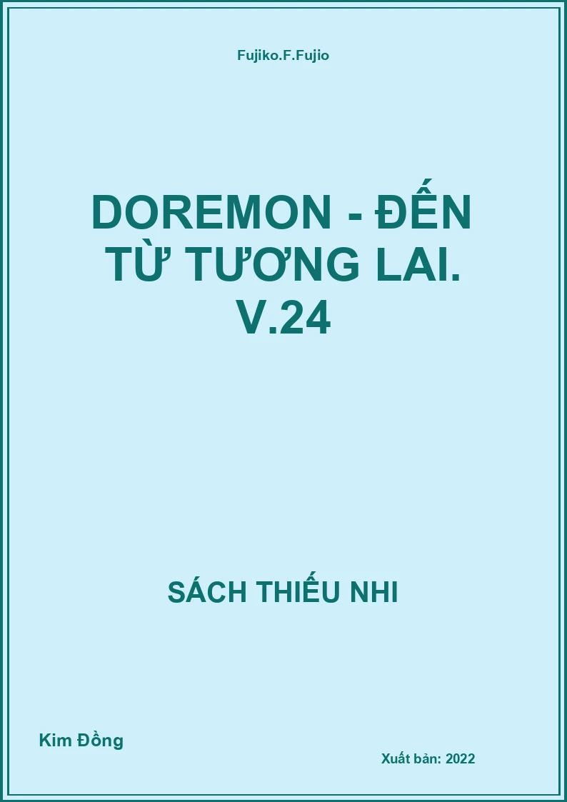 Doremon - Đến từ tương lai. V.24
