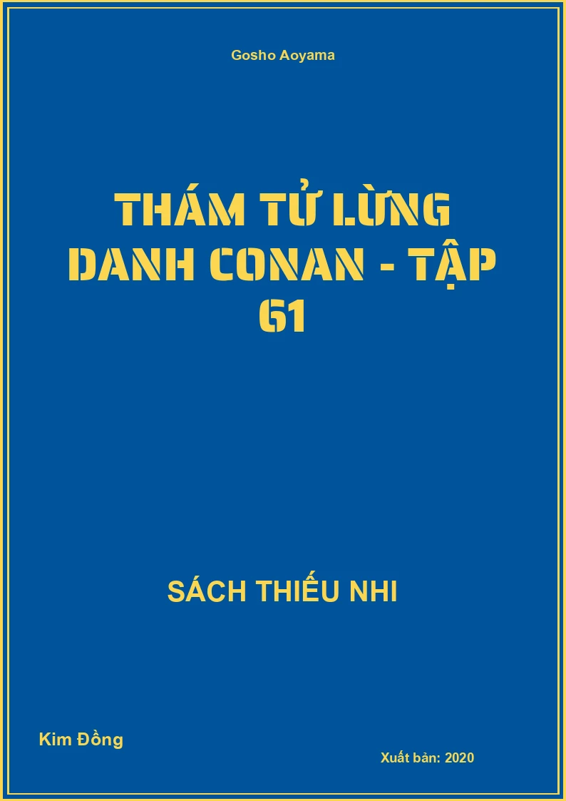 Thám tử lừng danh Conan - Tập 61